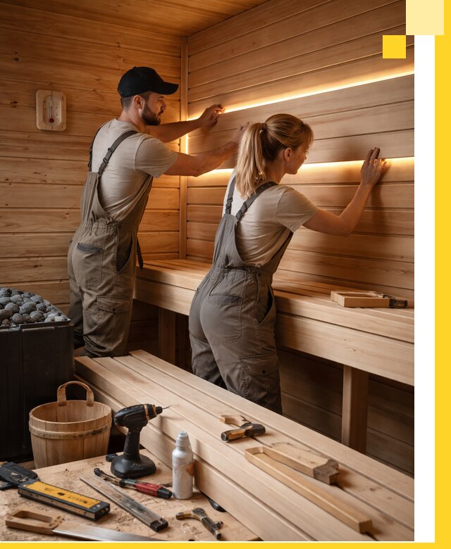 Дизайн саун и бань под ключ с индивидуальным проектом в Надыме