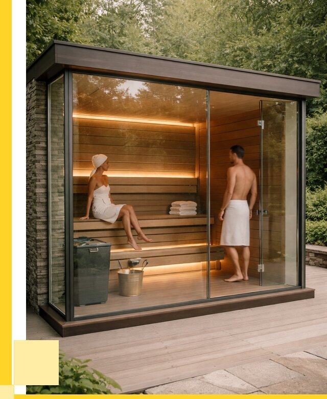 Сауна стеклянная и двери для сауны в Надыме от 259450 р. | ЭриданНдм