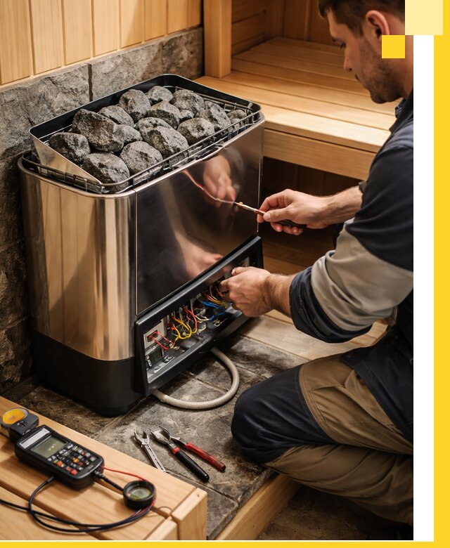 Продажа и установка электрокаменок для саун в Надыме