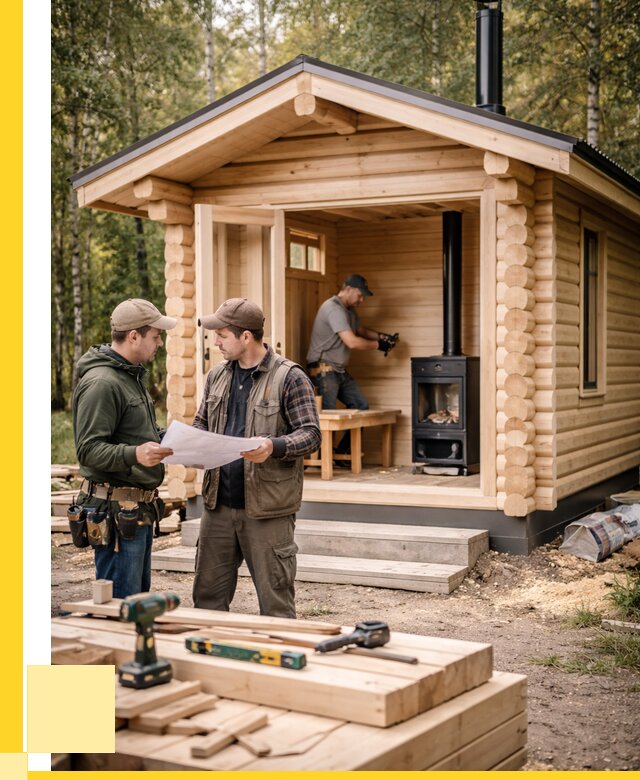 Монтаж бань под ключ в Надыме — от 207560 р. | ЭриданНдм