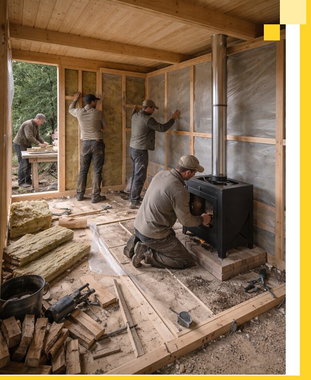 Профессиональный монтаж бань под ключ в Надыме для дома