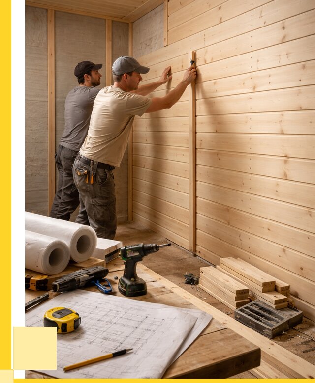 Обшивка бани вагонкой в Надыме от 1245 р., ЭриданНдм