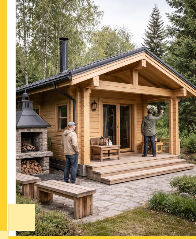 Деревянные бани под ключ в Надыме от 467010 р. | ЭриданНдм