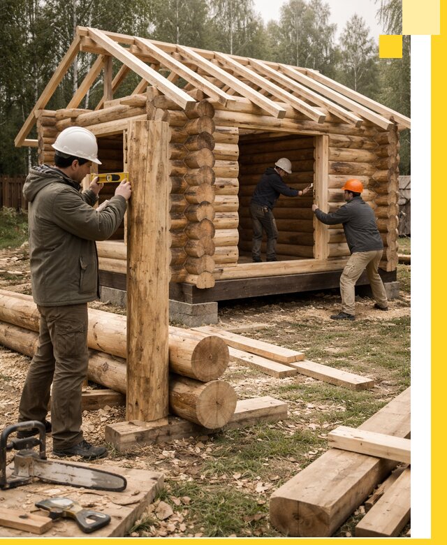 Строительство бань для дачи под ключ в Надыме с доставкой и монтажом