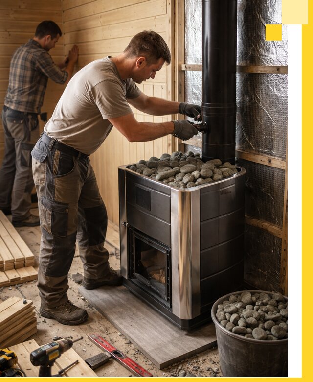 Проектирование и строительство парилок для бани в Надыме под ключ