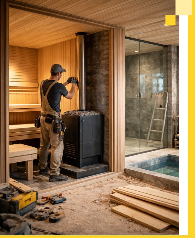 Полное строительство банных комплексов под ключ в Надыме