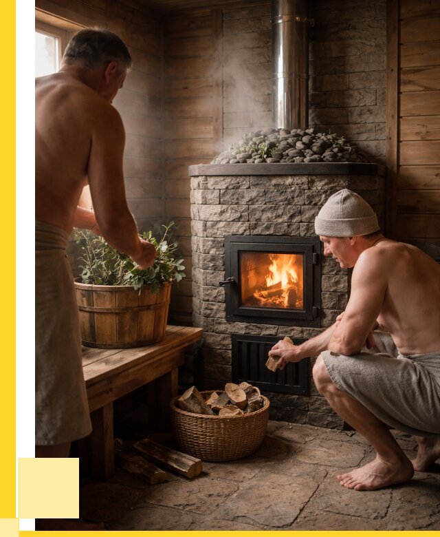 Банные печи под ключ в Надыме от 46701 р. | ЭриданНдм кирпичная