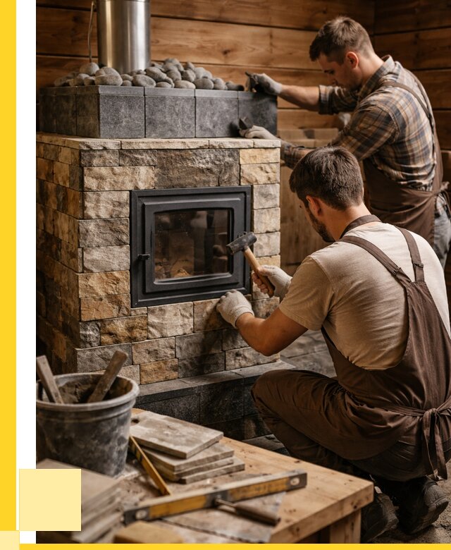 Облицовка банной печи в Надыме от 15567 р. | ЭриданНдм