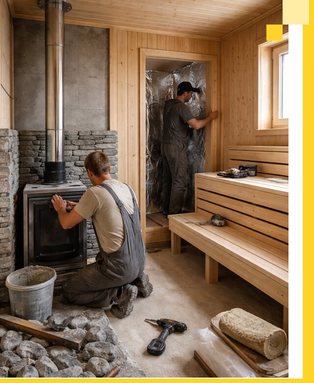 Строительство и изготовление бань под ключ в Надыме