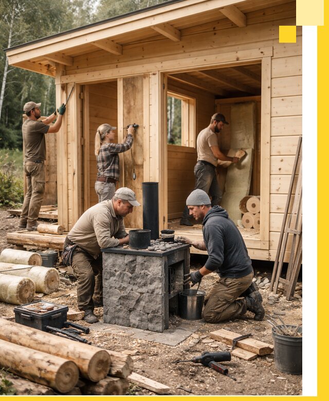 Купить баню под ключ в Надыме строительство монтаж отделка