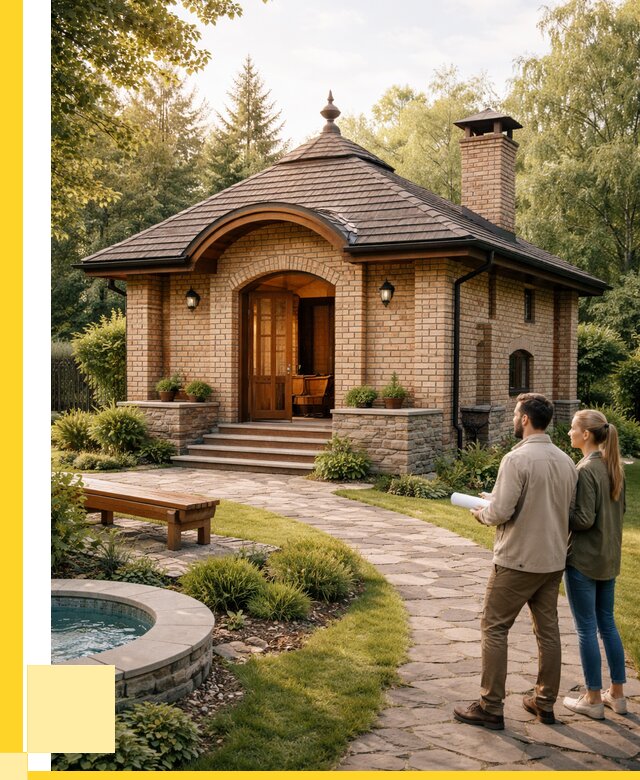 Проект кирпичной бани в Надыме от 31134 р. | ЭриданНдм