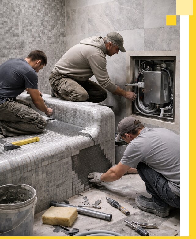 Проекты хамамов под ключ в Надыме и дизайн и строительство