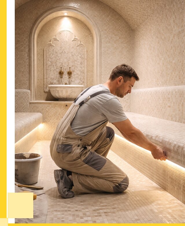 Отделка хамамов под ключ в Надыме от 5708 р. | ЭриданНдм