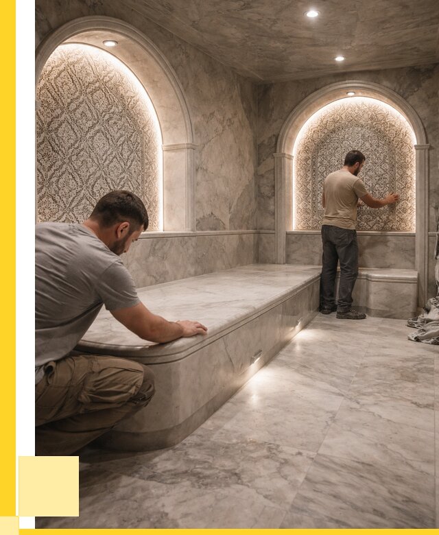 Турецкие бани под ключ в Надыме от 259450 р. | ЭриданНдм