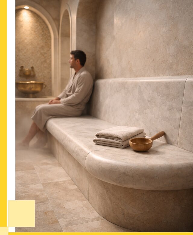 Сиденья для хамама в Надыме под ключ от 12454 р. | ЭриданНдм