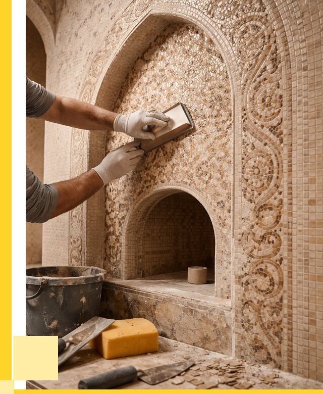 Мозаика для хамама в Надыме под ключ от 5189 р. | ЭриданНдм