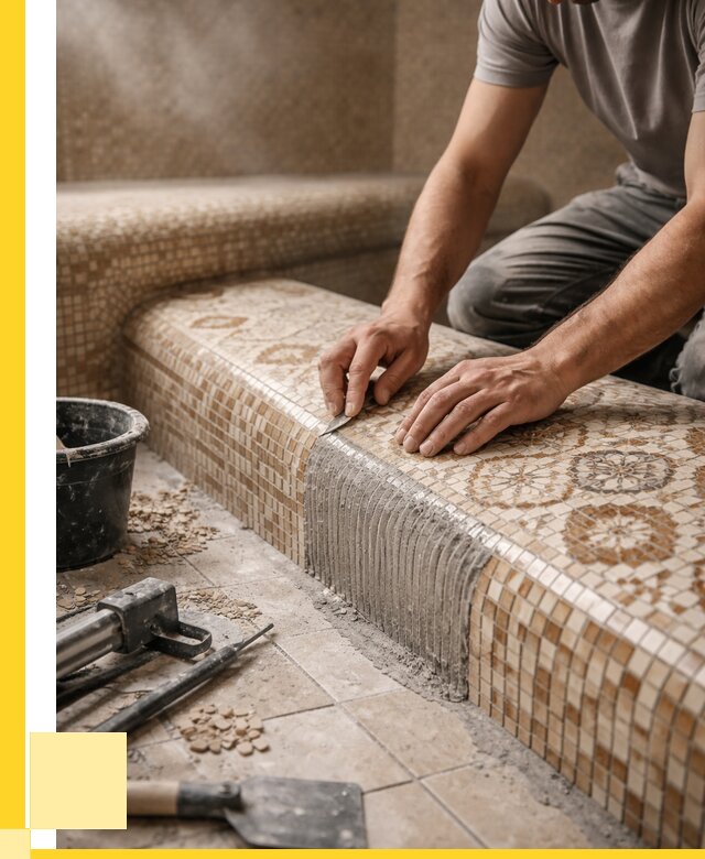 Плитка для хамама под ключ в Надыме от 3632 р. | ЭриданНдм